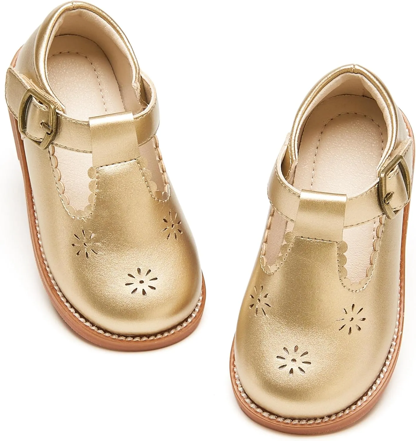 Toddler Girl Mary Jane Dress Shoes-Little Girl School Uniform Shoes for Wedding Party
