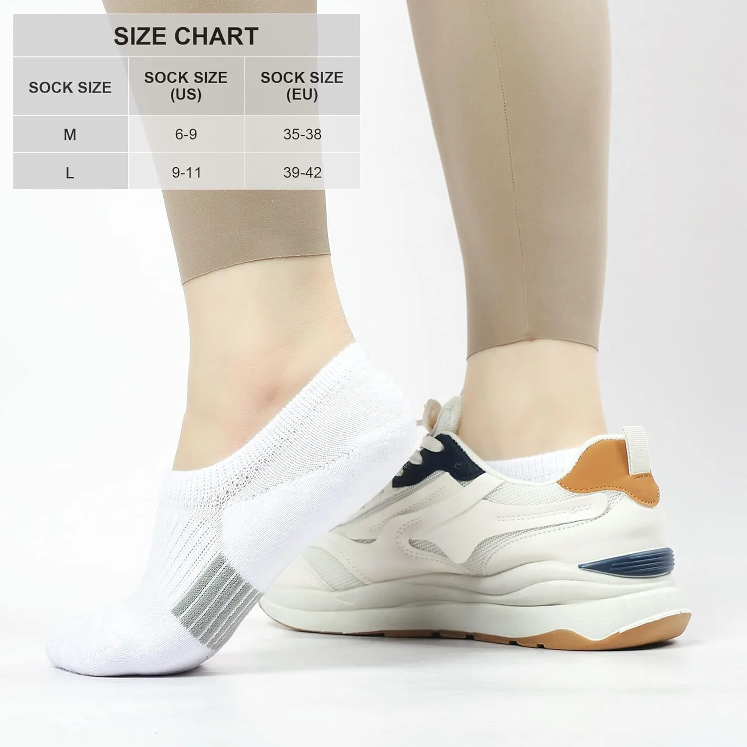 Toes Home No Show Socks Womens Cushioned Low Cut Athletic Hidden Liner for Sneakers Ankle Invisible Running Socks 4/6 Pairs