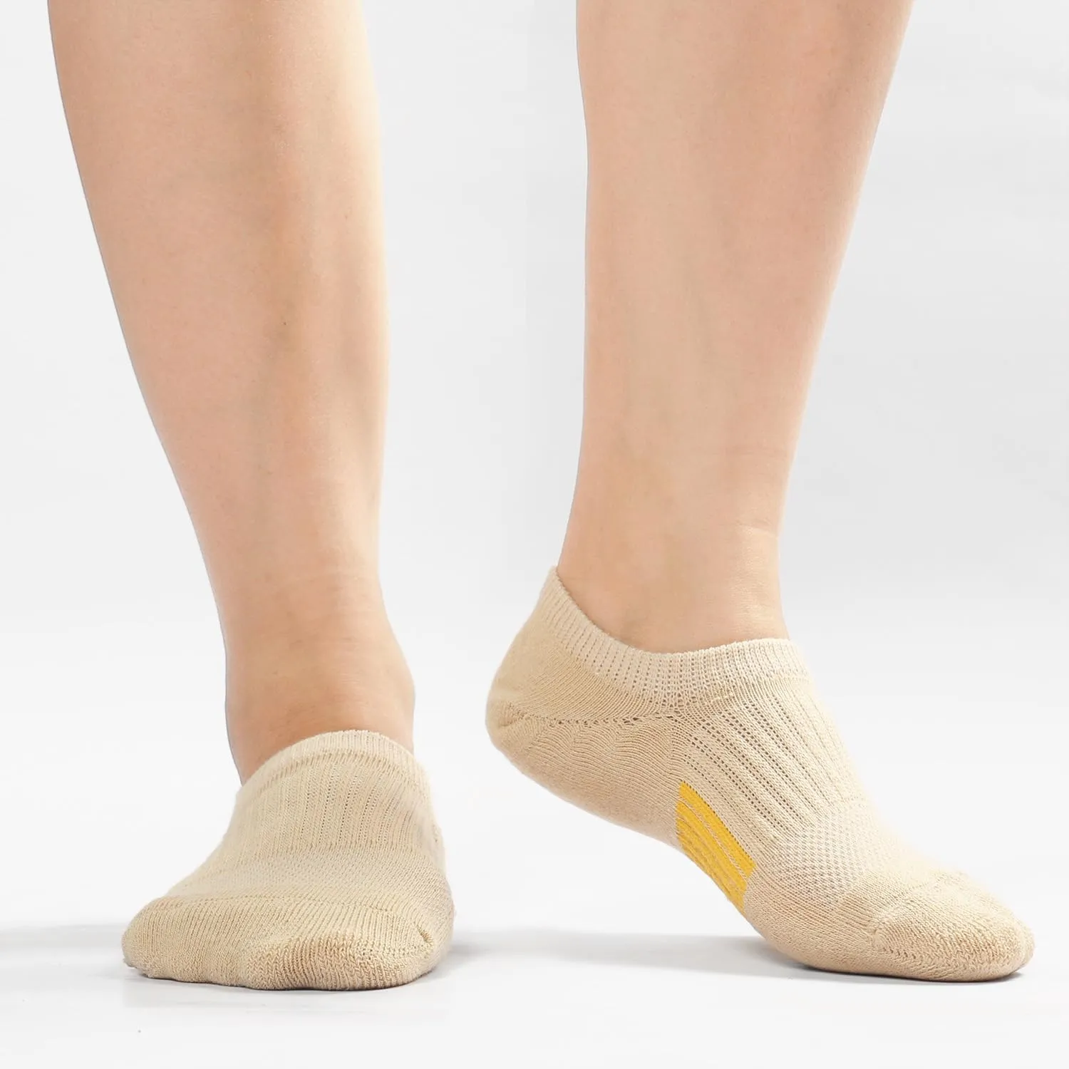 Toes Home No Show Socks Womens Cushioned Low Cut Athletic Hidden Liner for Sneakers Ankle Invisible Running Socks 4/6 Pairs
