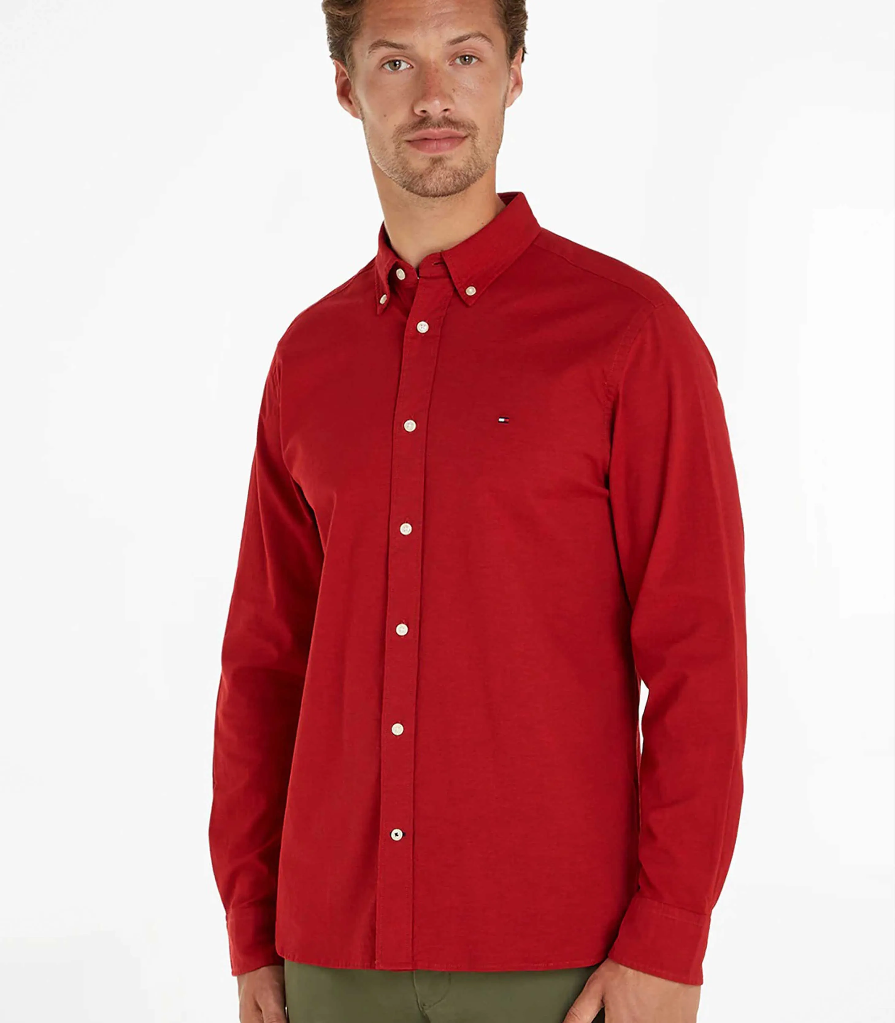 Tommy Fit Shirt Oxford Hilfiger Efficient shipping Regulat 1985 Flex - Quick resolution