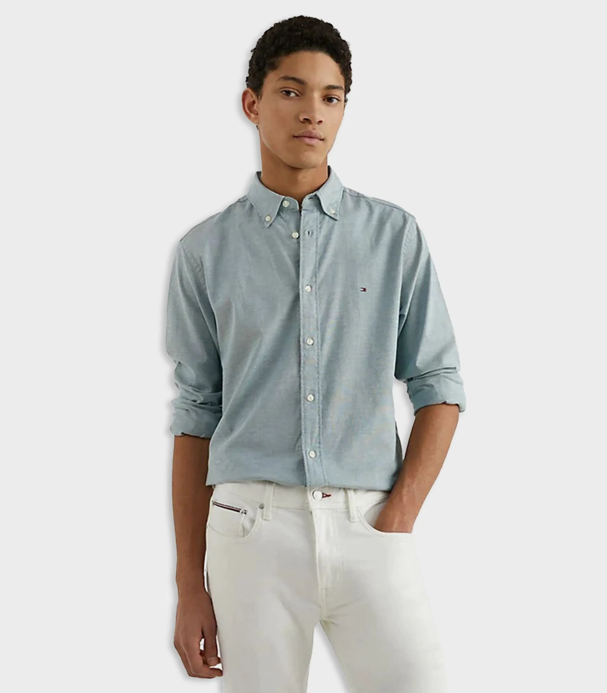 Tommy Fit Shirt Oxford Hilfiger Efficient shipping Regulat 1985 Flex - Quick resolution