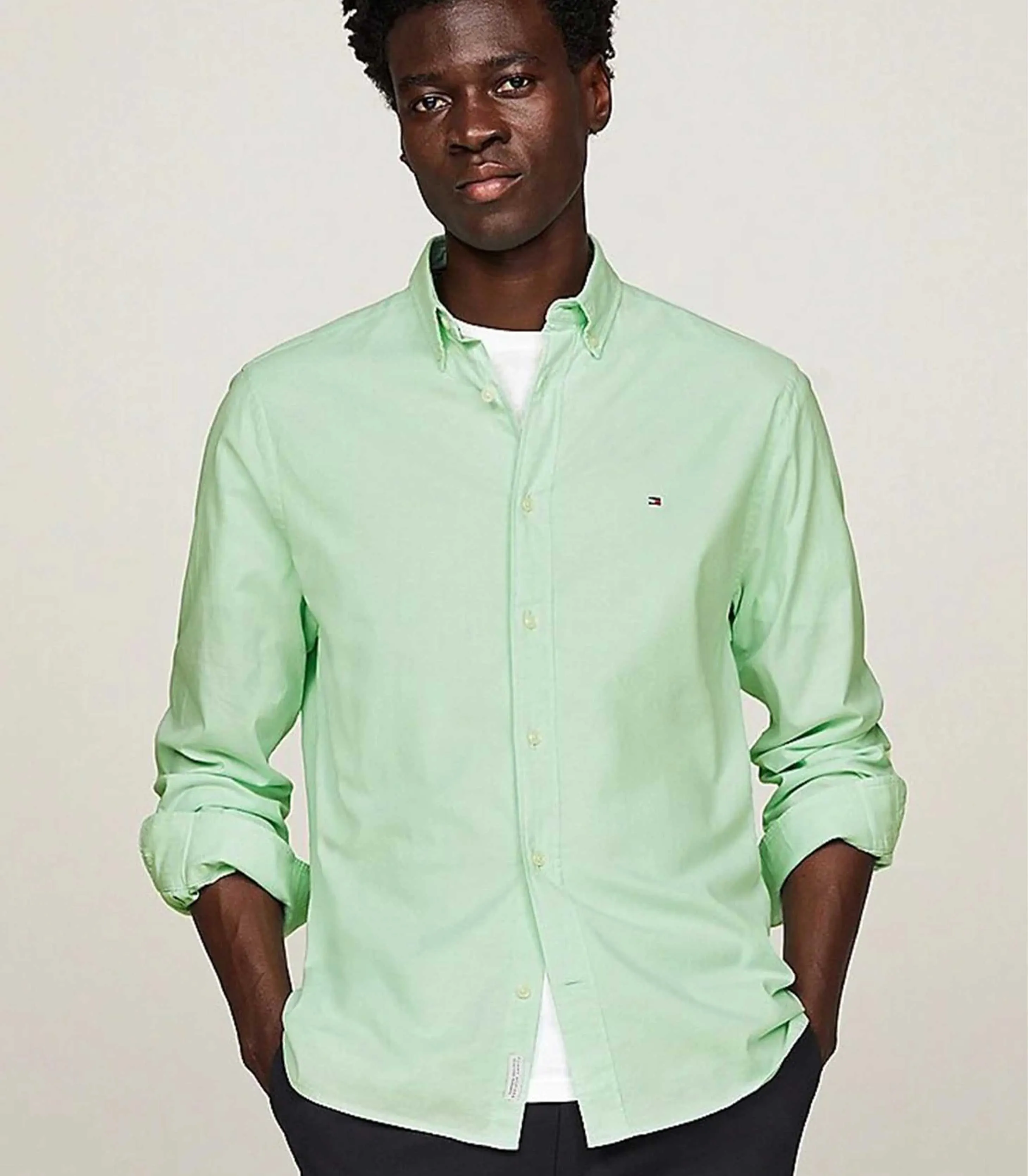 Tommy Fit Shirt Oxford Hilfiger Efficient shipping Regulat 1985 Flex - Quick resolution