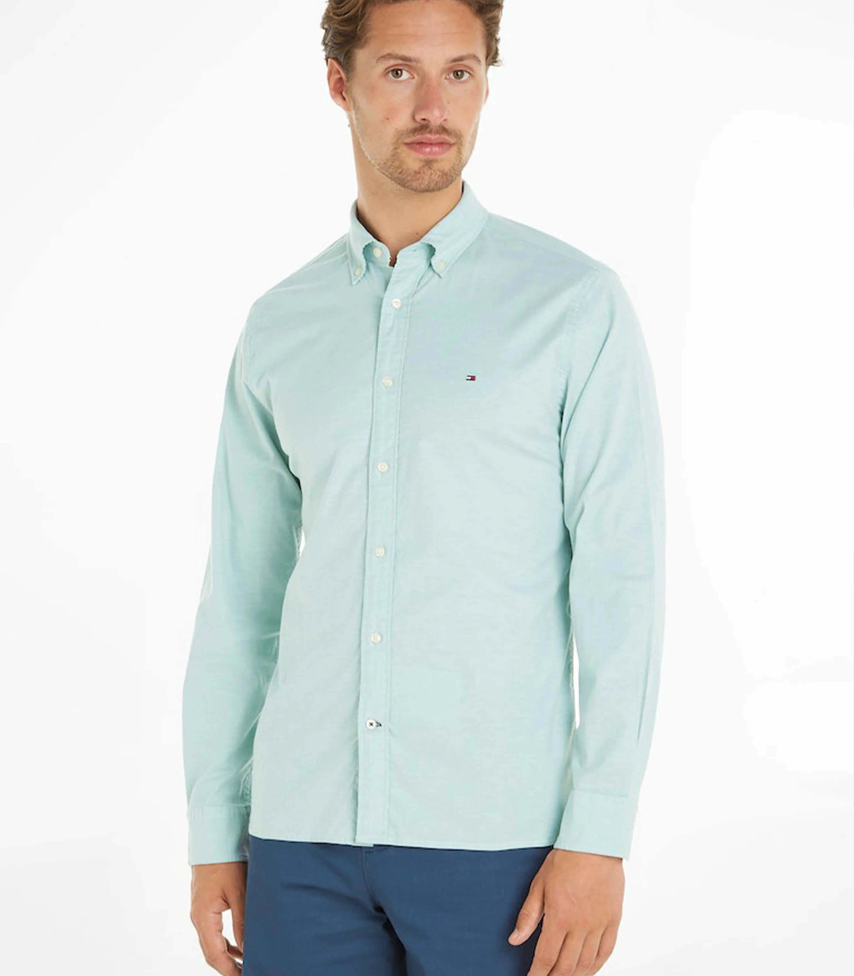 Tommy Fit Shirt Oxford Hilfiger Efficient shipping Regulat 1985 Flex - Quick resolution