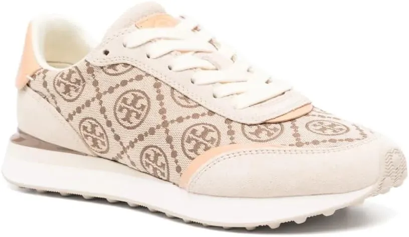 Tory Burch Women's Hazel River Rock T Monogram Destiny Trainer Sneakers