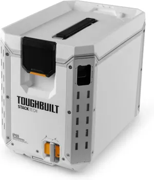 ToughBuilt Compact Cooler, Stackable Hard Shell Ice Chest for StackTech Boxes, Totes, or Lunchbox