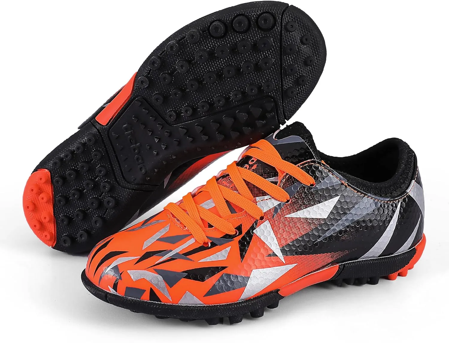 Turf Soccer Cleats Little Kids Big Kids Indoor TF Soccer Shoes Outdoor for Boys Girls