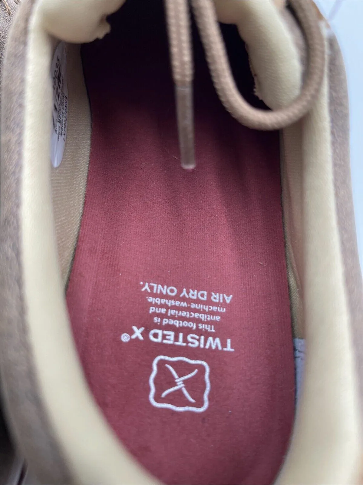 Twisted X Women’s Kicks Shoes Brown Size 7.5M - Very Good
