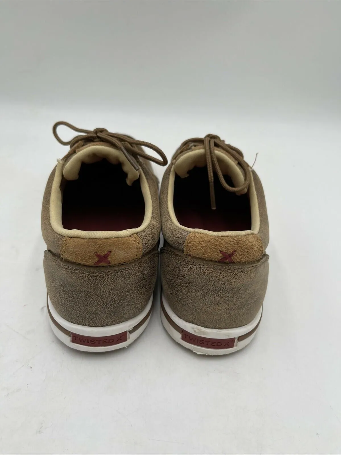 Twisted X Women’s Kicks Shoes Brown Size 7.5M - Very Good