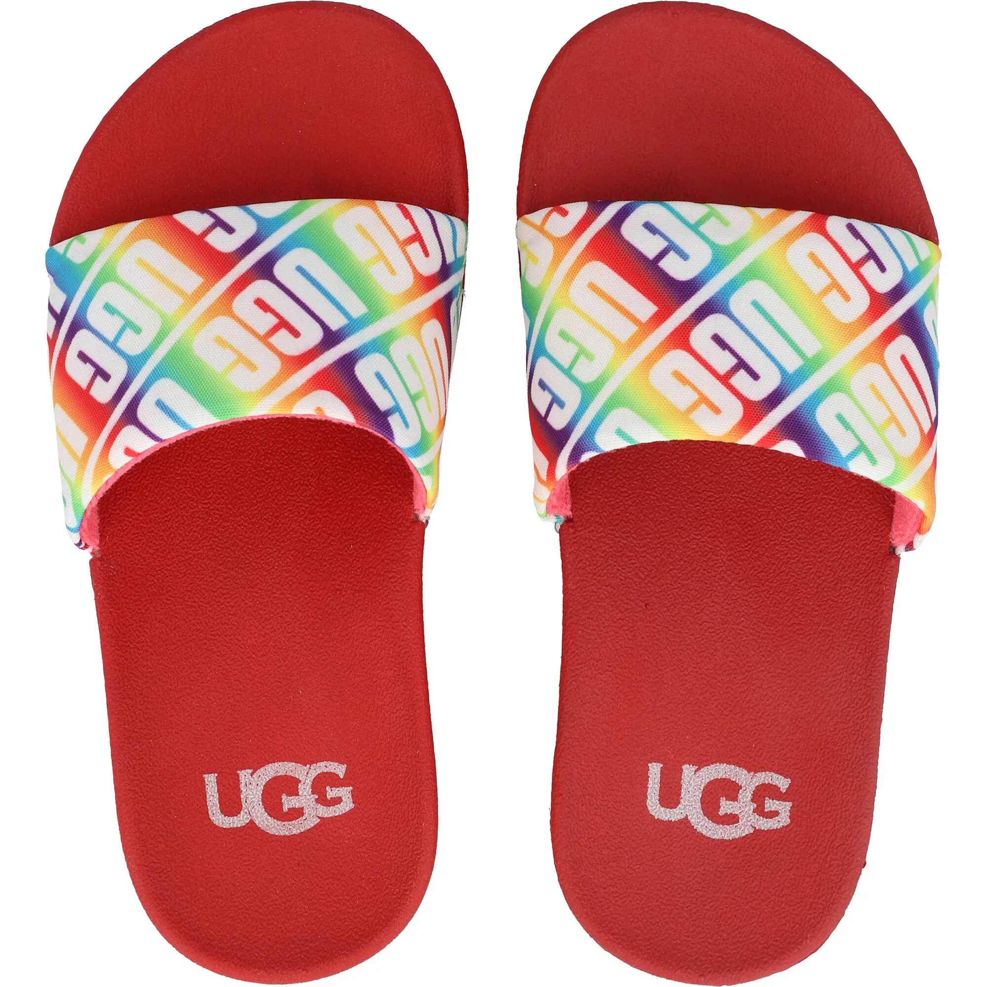 UGG Kids Beach Slide Rainbow Sandals