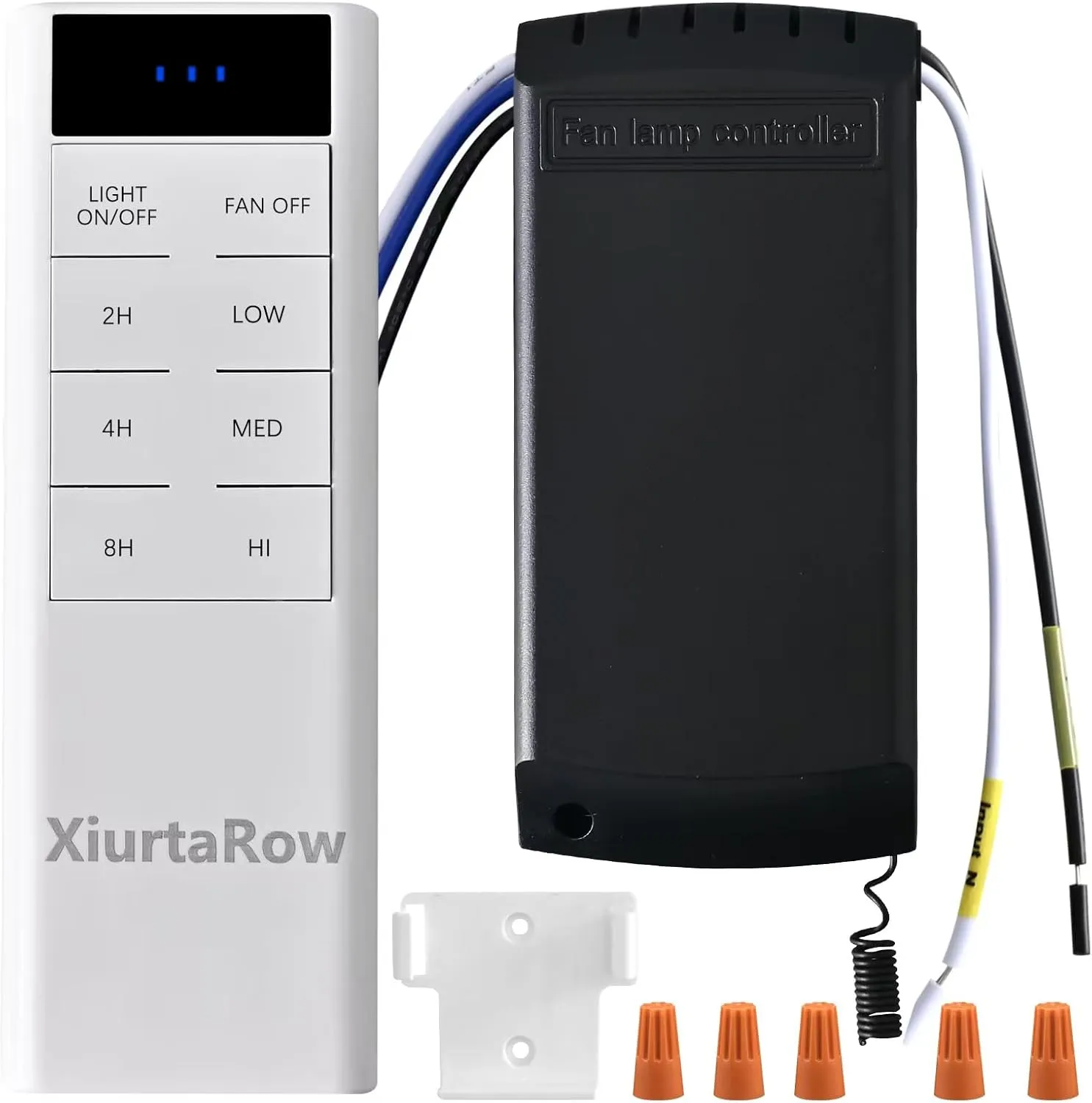 Universal Ceiling Fan Remote Control Kit, 3 Speed Timing Remote,Fan lamp, for Hunter/Harbor Breeze/Westinghouse/Honeywell/Other Brand, Replacement Parts