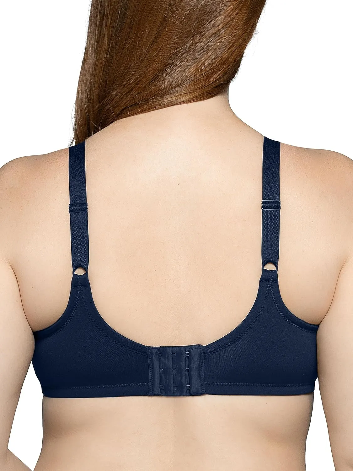 Vanity Fair Women's Beauty Back Smoothing Minimizer Bra, Minimizes Bust Line up to 1.5", Non Padded Cups up to H