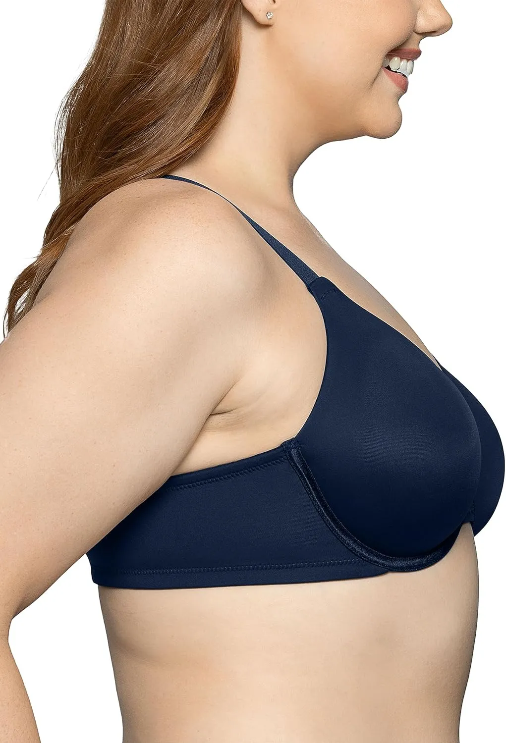Vanity Fair Women's Beauty Back Smoothing Minimizer Bra, Minimizes Bust Line up to 1.5", Non Padded Cups up to H