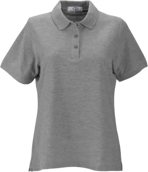 VANTAGE Women's Soft-Blend Pique Polo 2XLG Oxford