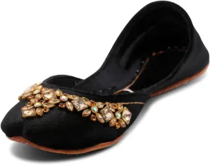 Velvet Jutti Pakistani Indian Leather Women Jutti Khussa