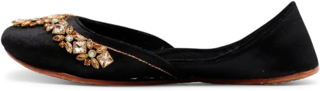 Velvet Jutti Pakistani Indian Leather Women Jutti Khussa