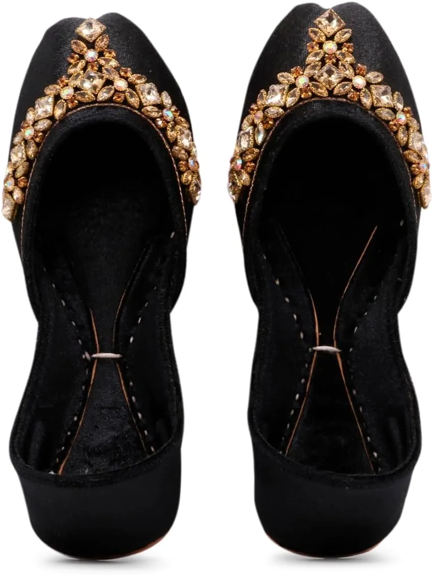 Velvet Jutti Pakistani Indian Leather Women Jutti Khussa