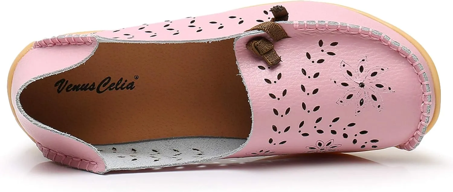 VenusCelia Women's Comfort Walking Cute Flat Loafer