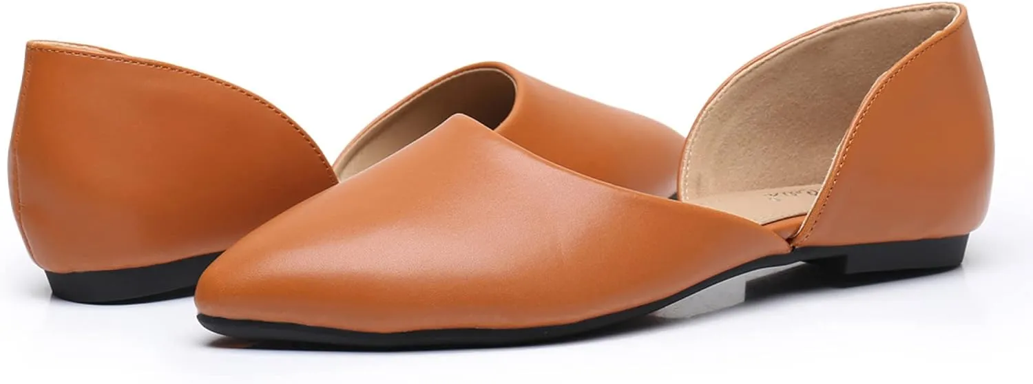 VenusCelia Women's D'Orsay Flat Shoe