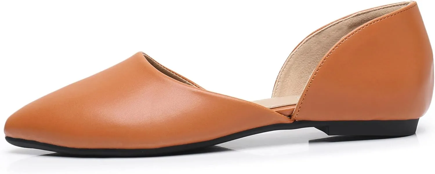 VenusCelia Women's D'Orsay Flat Shoe