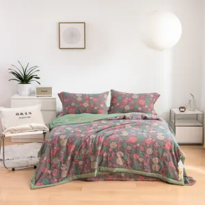 Vintage Rose Comfy Cotton Gauze Bedding