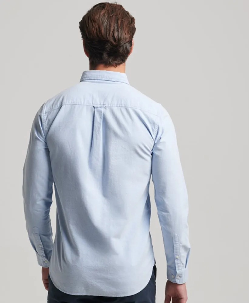 Vintage Washed Oxford Shirt Classic Blue Oxford