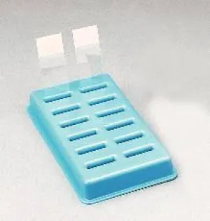 VWR International - Slide Drying/Draining Holder 2.2 X 9.8 X 16.8 cm, Blue - 30109-510