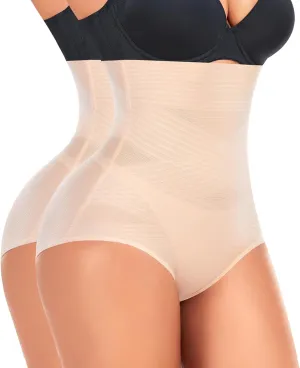 Werena Tummy Control Shapewear Panties for Women High Waist Cincher Shaping Underwear Body Shaper Panty Girdle