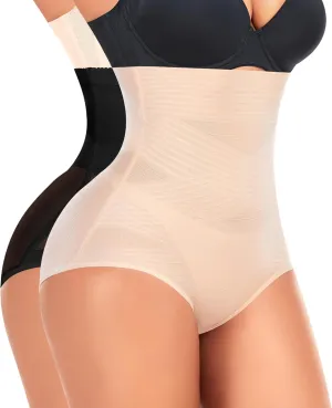 Werena Tummy Control Shapewear Panties for Women High Waist Cincher Shaping Underwear Body Shaper Panty Girdle