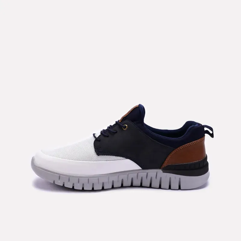 White Comfy Casual Sneakers 0120550