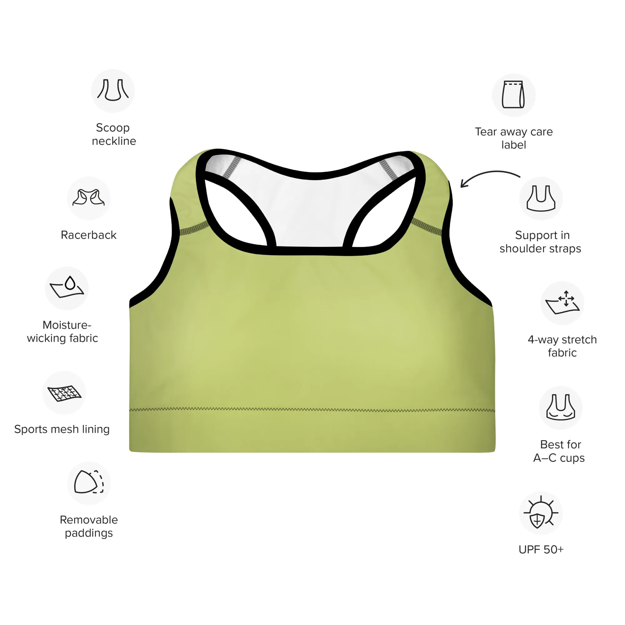 WILD WILLOW - PADDED SPORTS BRA