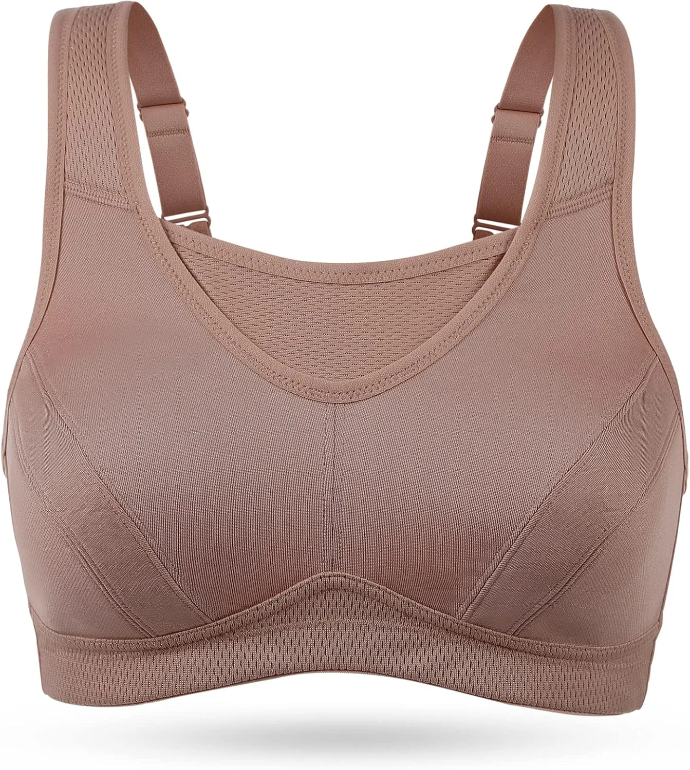 Wingslove High Impact Sports Bras for Women Plus Size Non Padded Wirefree Workout Bra Bounce Control