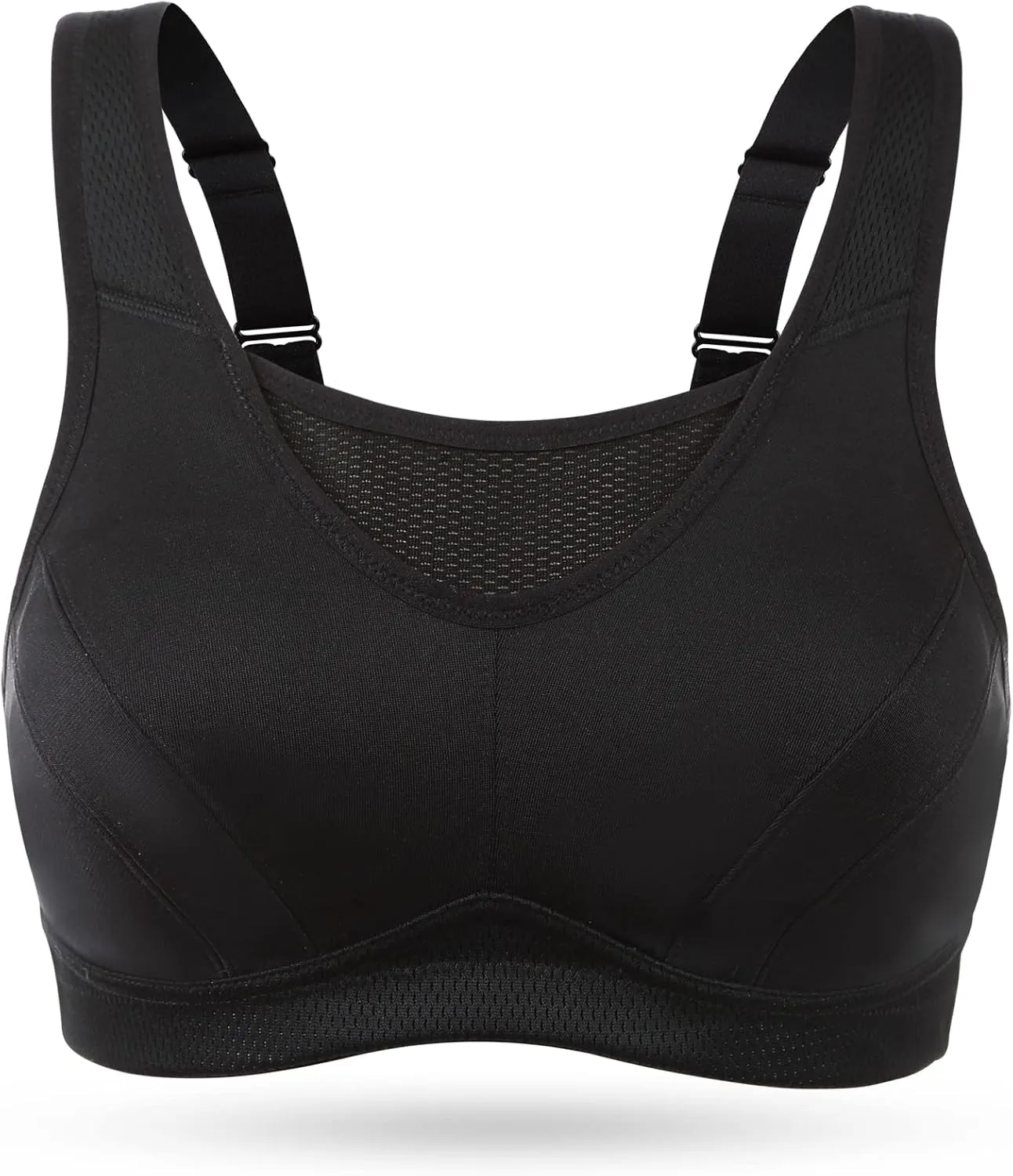Wingslove High Impact Sports Bras for Women Plus Size Non Padded Wirefree Workout Bra Bounce Control
