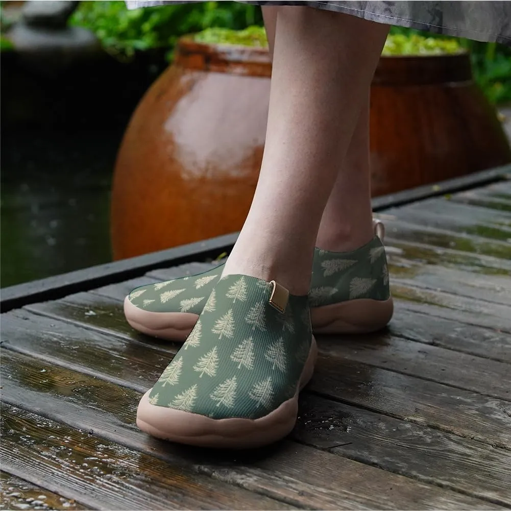 Women's Comfortable Loafers Slip On Lightweight Flat Art Painted Travel Shoes Freshen Series
