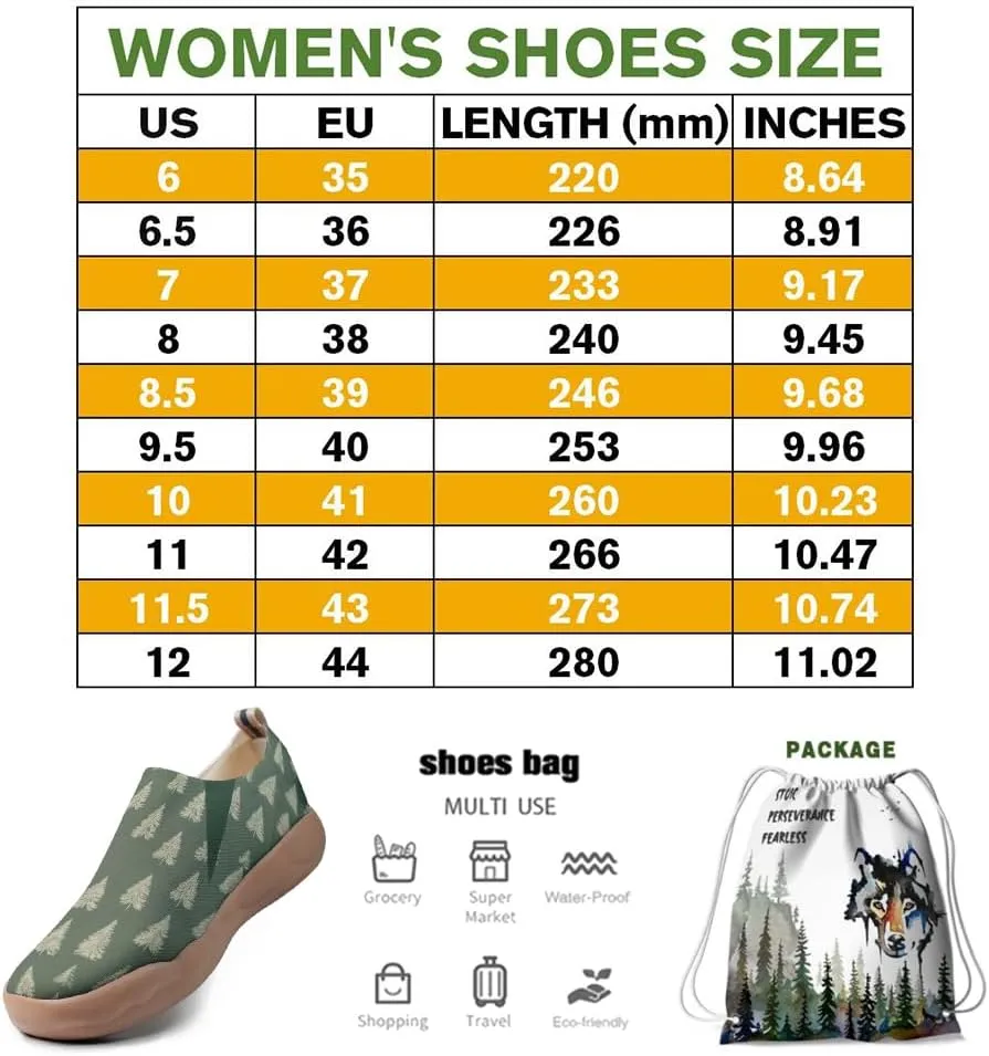 Women's Comfortable Loafers Slip On Lightweight Flat Art Painted Travel Shoes Freshen Series