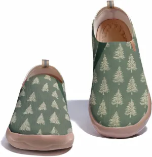 Women's Comfortable Loafers Slip On Lightweight Flat Art Painted Travel Shoes Freshen Series