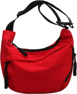 Women's crossbody shoulder bag, classic messenger bag, unisex dumpling-shaped small suspender adjustable