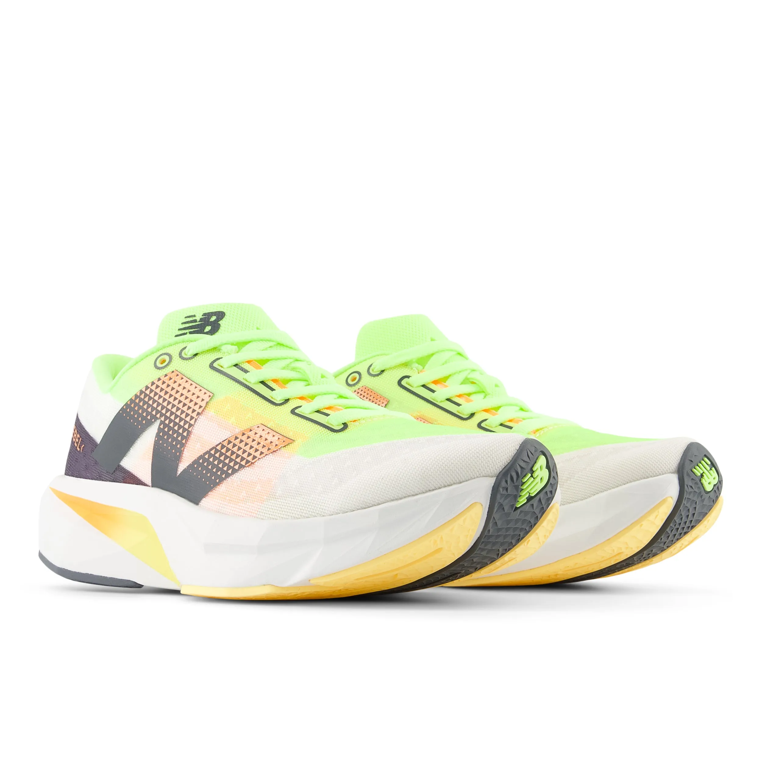 Women’s FuelCell Rebel v4 (LA - White/Bleached Lime Glo/Hot Mango)