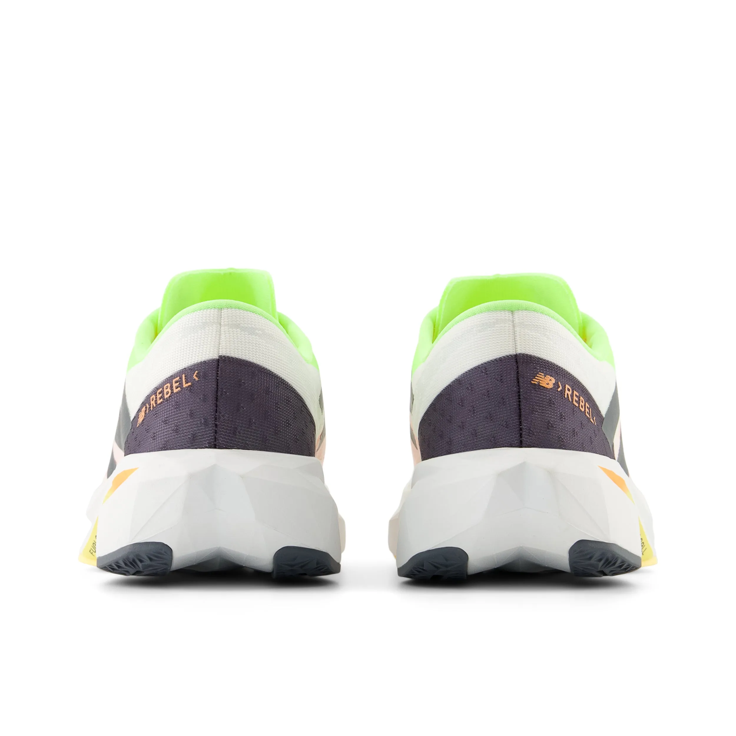 Women’s FuelCell Rebel v4 (LA - White/Bleached Lime Glo/Hot Mango)