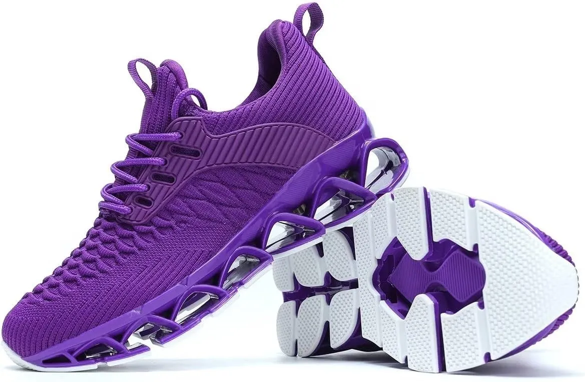 Womens Slip-ins Running Shoes Blade Tennis Walking Sneakers Comfortable Fashion Non Slip Work Sport Shoes Gym Trainers