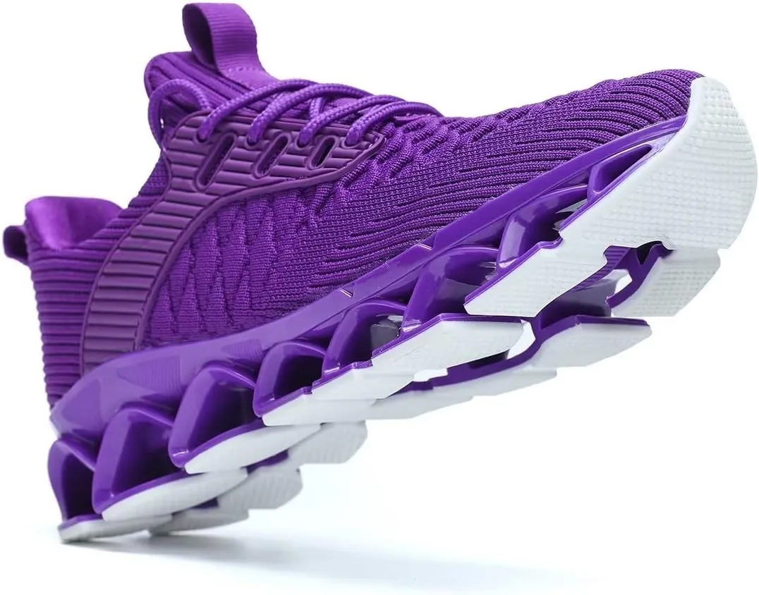 Womens Slip-ins Running Shoes Blade Tennis Walking Sneakers Comfortable Fashion Non Slip Work Sport Shoes Gym Trainers