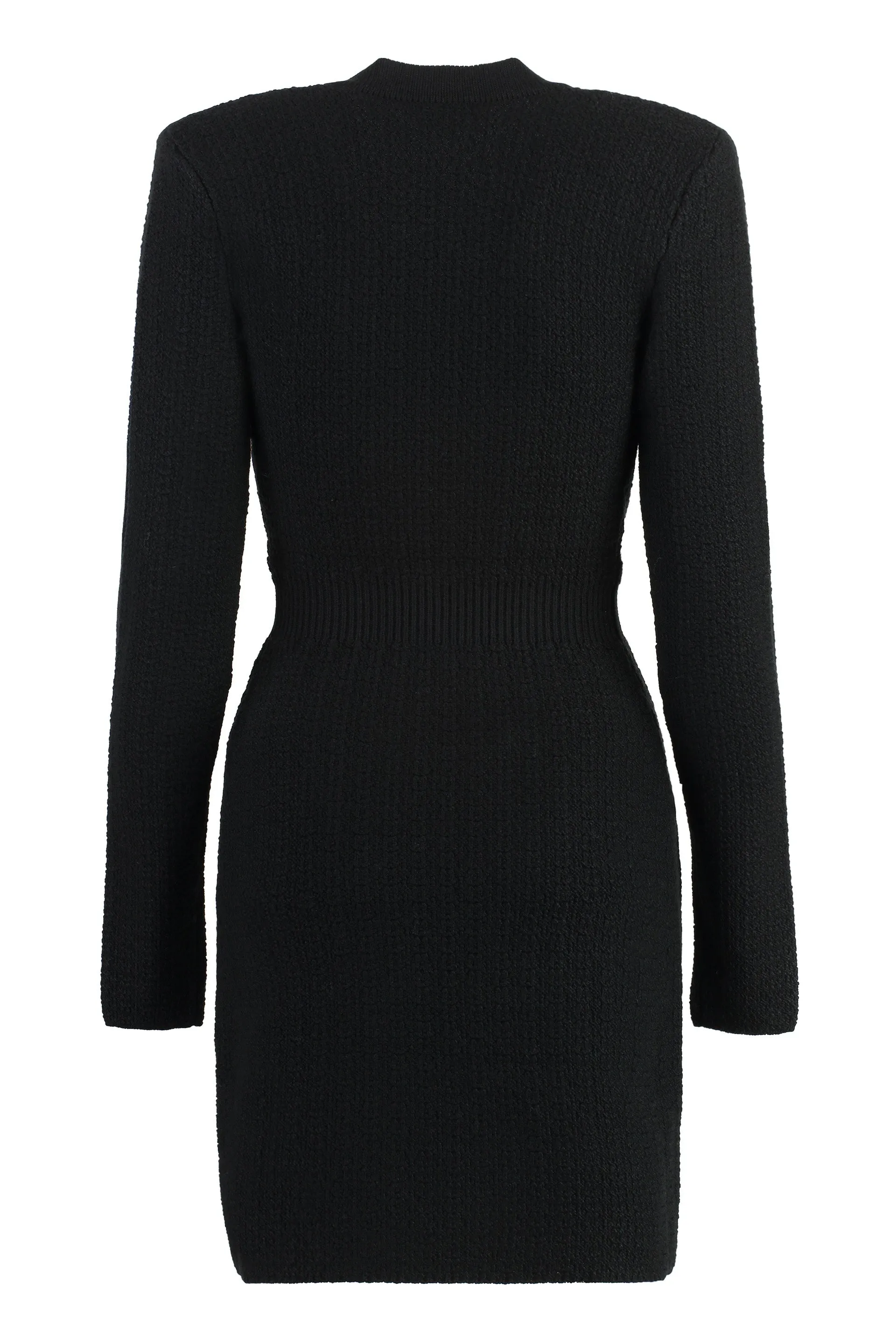 Wool-blend dress
