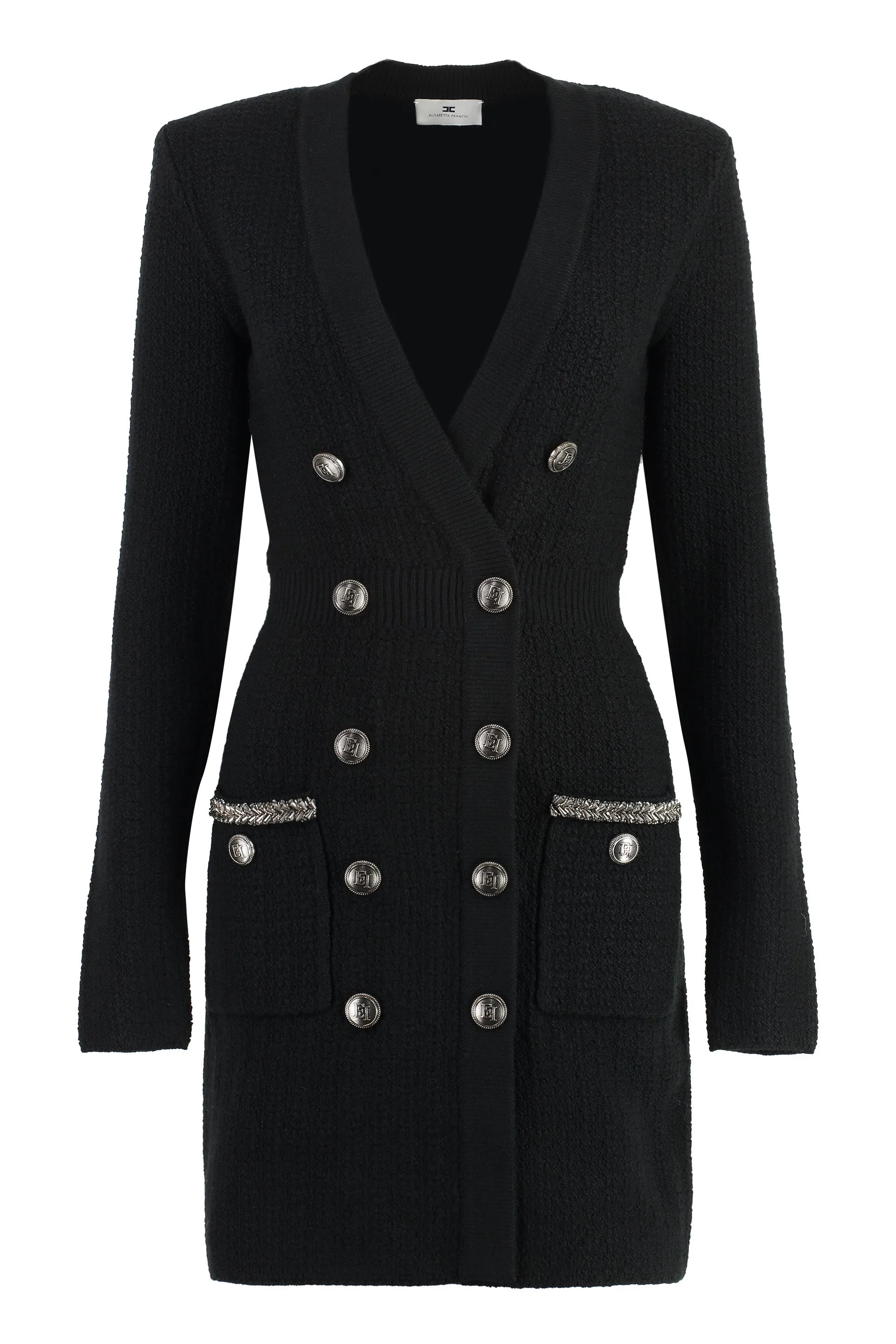 Wool-blend dress