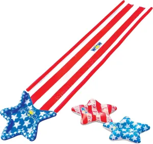 WOW Sports Americana Stars & Stripes Giant Super Slide, Backyard Slip and Slide for Adults and Kids, 40 ft x 8 ft