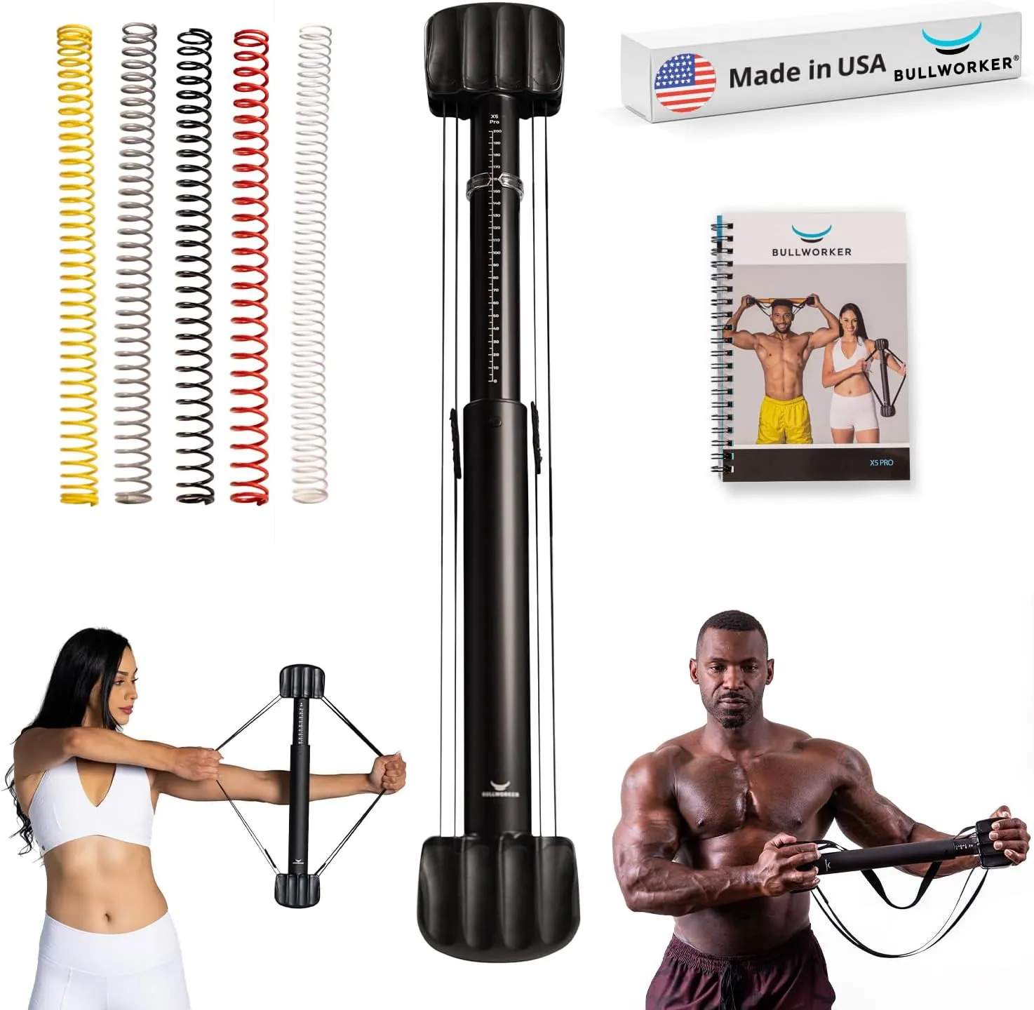 X5 Pro 28" - Isometric Exercise Equipment, Strength Training Portable at Home Gym Equipment for Back, Shoulder, Biceps, Triceps, Abs, Chest and Arms, Home Workout Exerciser for Men & Women