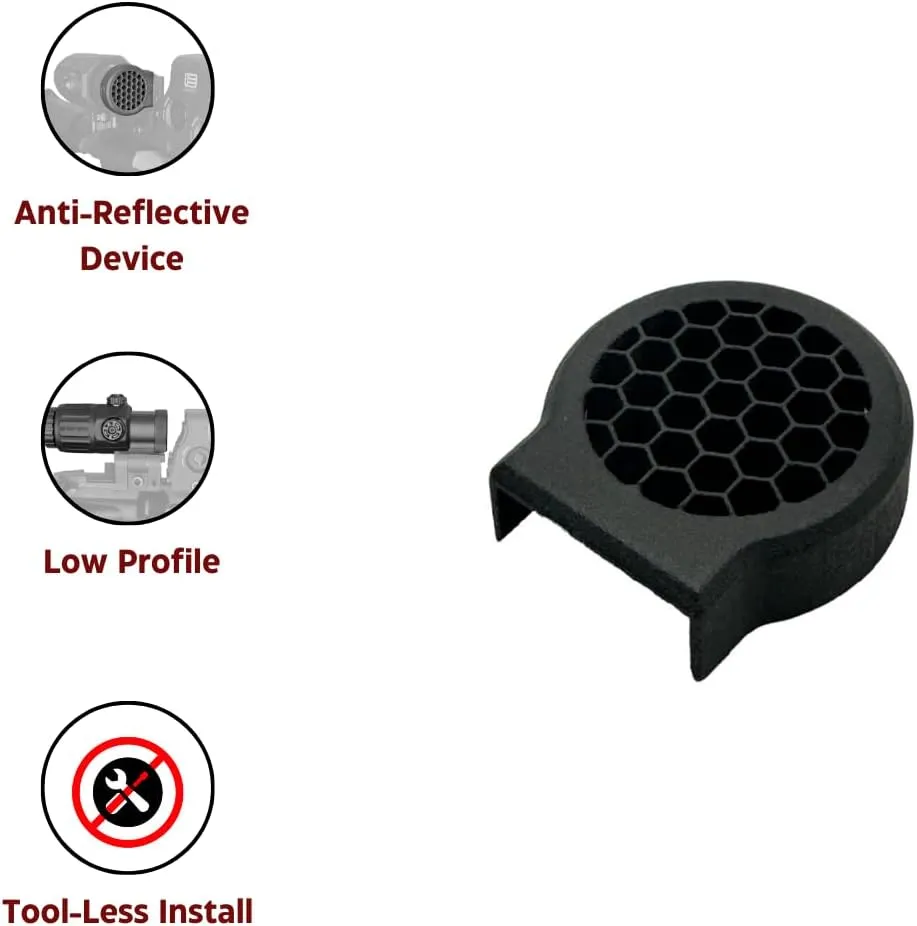 XPS/EXPS Killflash Compatible for EOTech EXPS2 | XPS2/3 Optic | Hex Cover ARD Anti-Relective Device | G33 G43 G45 Magnifiers