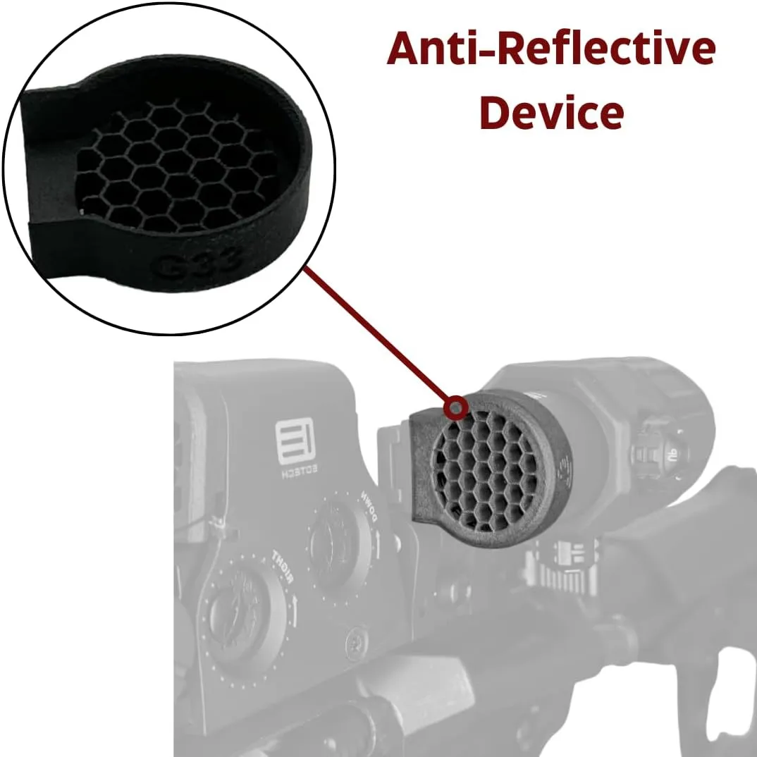 XPS/EXPS Killflash Compatible for EOTech EXPS2 | XPS2/3 Optic | Hex Cover ARD Anti-Relective Device | G33 G43 G45 Magnifiers