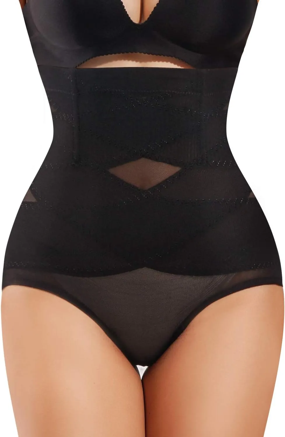 YERKOAD Shapewear for Women Waist Trainer Tummy Control Butt Lifter Panties Hi-waist Short Stomach Body Shaper Cincher Girdle